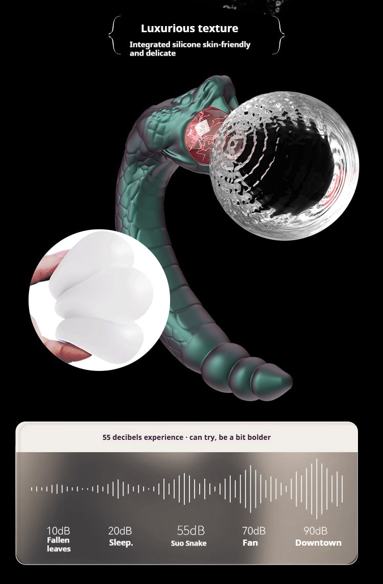 Rattlesnake Vein Vibrator with Mysterious Plasma Balls