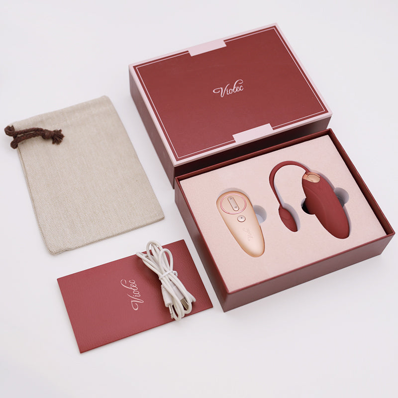 VIOTEC Violet Olive Remote Control Variable Frequency Vibrating Egg