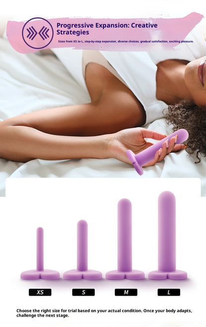 Wellness Progressive 4-Piece Dilator Kit - Made with Puria Silicone