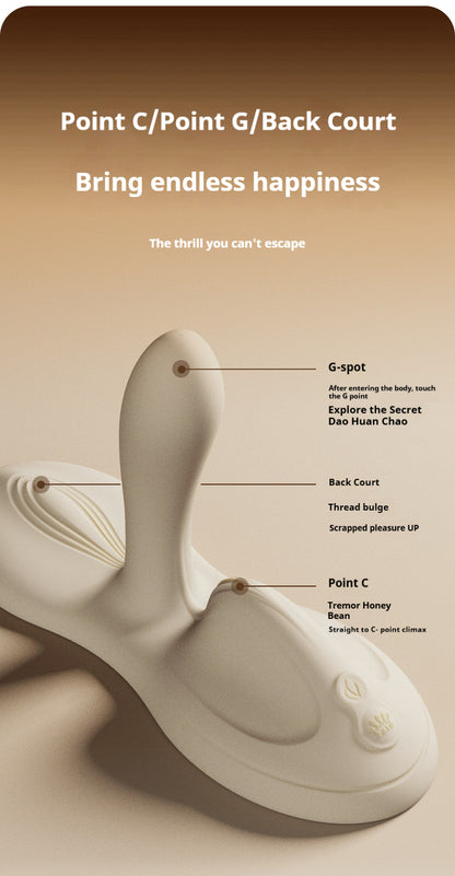 【Pink PoP】Vibrator,For Women,Egg Vibrators,Multi-Point Resonance, Cushion-Type Vibrating RodThreaded Protrusion, Firm Adhesion, 9 Motors, Automatic Heating, Multiple Color Options, IPX7 Water Resistance