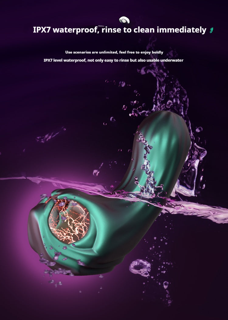 Enchanted Serpent Pulse Vibrator With Mystical Plasma Globe