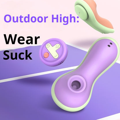 【Pink PoP】Women's wearable sucking egg jumping massager with magnetic suction, 30 frequencies available