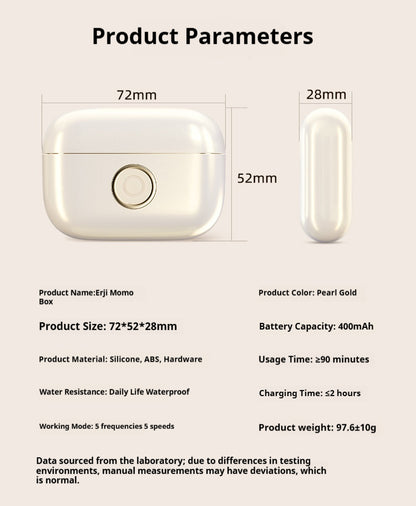 Small Earphone Box-Shaped Sucking Vibrator