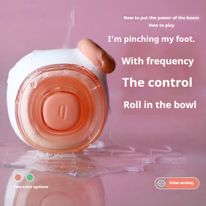 【Pink PoP】 egg-jumping girl sucked with her legs pinched