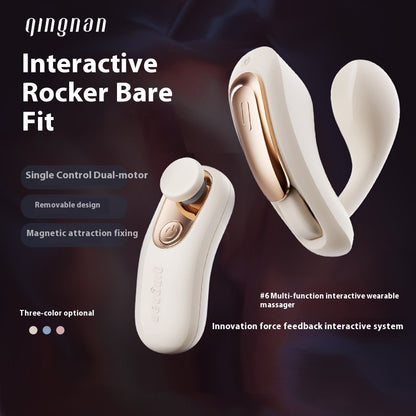 【Pink PoP】Female wearable egg-jumping strong vibration silent wireless remote control egg-jumping masturbation device