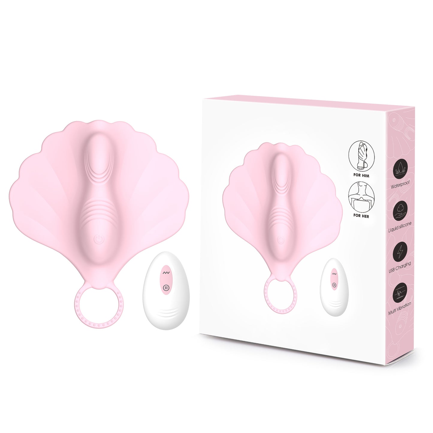 Wireless Remote Control Silicone Masturbation Cushion