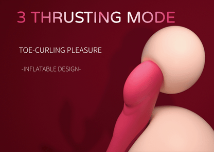 Lesbian Wireless Remote Control Telescopic Vibrator
