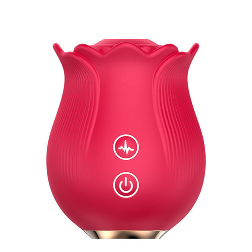 【Pink PoP】Vibrator G Spot Adult Toys For Women Egg Vibrators shape of a rose