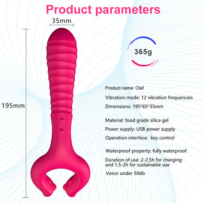 12-Frequency U-Shaped Vibrator