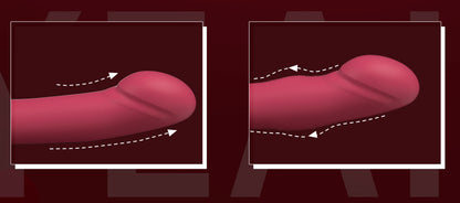 Lesbian Wireless Remote Control Telescopic Vibrator