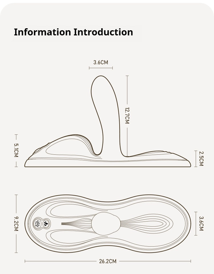 【Pink PoP】Vibrator,For Women,Egg Vibrators,Multi-Point Resonance, Cushion-Type Vibrating RodThreaded Protrusion, Firm Adhesion, 9 Motors, Automatic Heating, Multiple Color Options, IPX7 Water Resistance