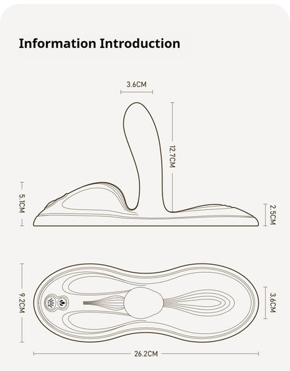 【Pink PoP】Vibrator,For Women,Egg Vibrators,Multi-Point Resonance, Cushion-Type Vibrating RodThreaded Protrusion, Firm Adhesion, 9 Motors, Automatic Heating, Multiple Color Options, IPX7 Water Resistance