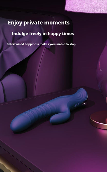 Snake Female Double-Headed Telescopic Vibrator