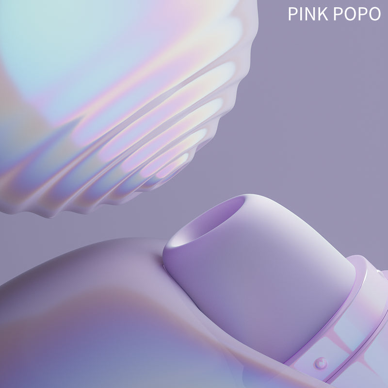 【Pink PoP】Aurora Series Lipstick Women's Vibrating Sucking Massage stick