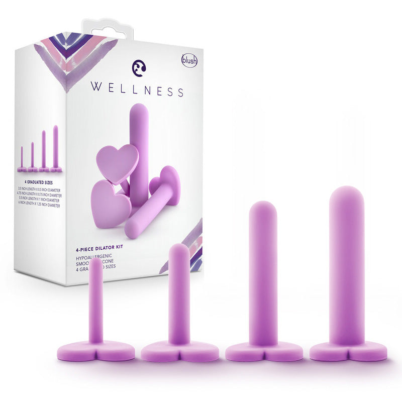 Wellness Progressive 4-Piece Dilator Kit - Made with Puria Silicone