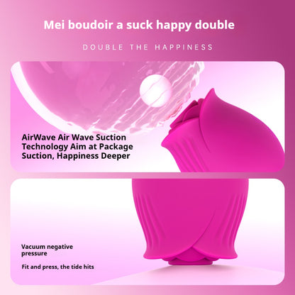 【Pink PoP】Vibrators,9 Vibrating,Hidden Appearance, Travel Friendly, Air Pulse, Vacuum Negative Pressure