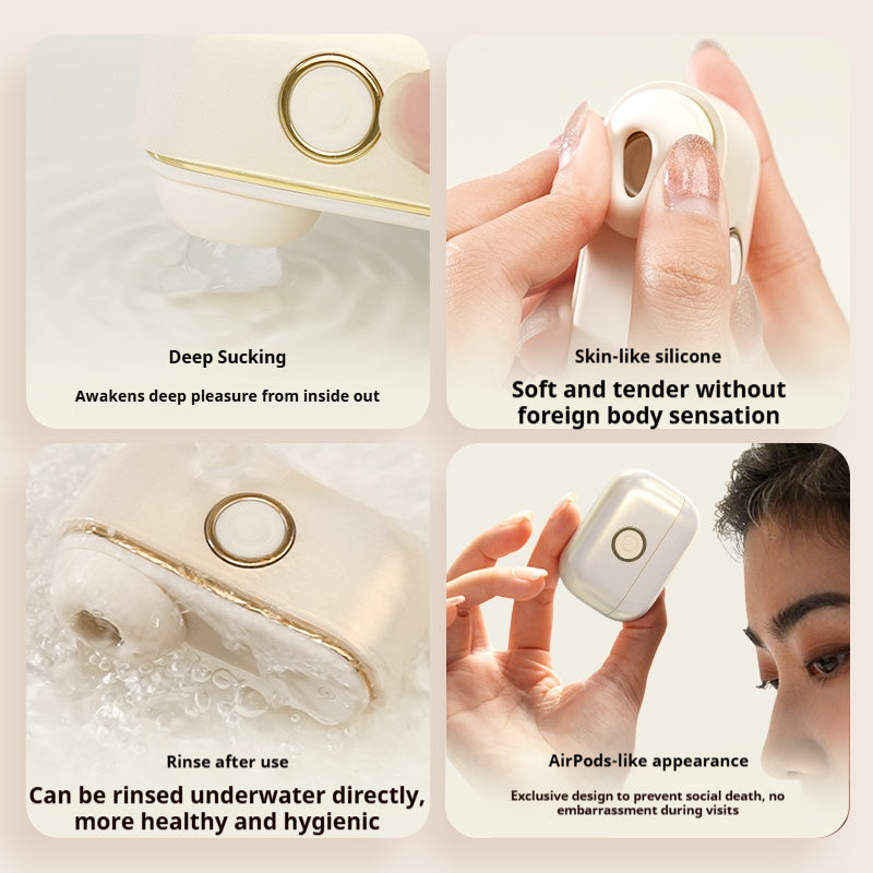 Small Earphone Box-Shaped Sucking Vibrator