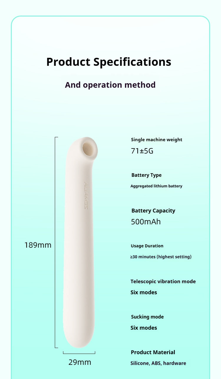 Molly Heated Telescopic Massage Vibrator