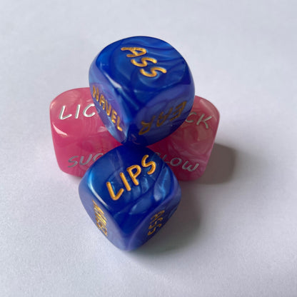 Adult Pearl Pattern Dice（2 sets）