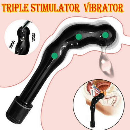 Unisex G-spot Masturbation Curved Vibrator