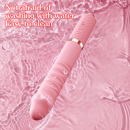 【Pink PoP】Female heating telescopic cannon vibration bar AV stick