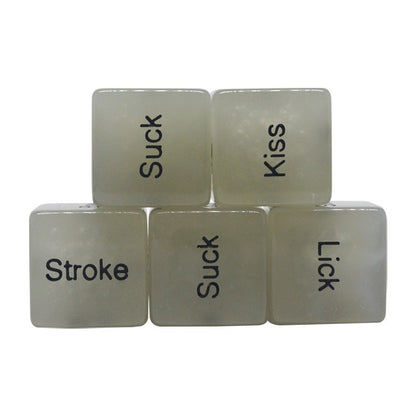 Erotic Luminous Dice (6 sets）