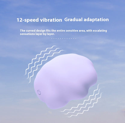 Cloud Shape Atmosphere Light Sucking Vibrator