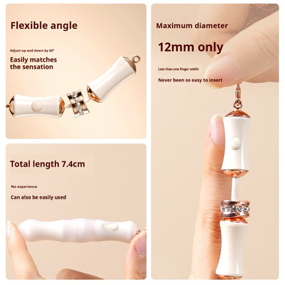 【Pink PoP】Moisturizing pen, vibrating ,jumping egg for women, can fit into the body, bamboo-shaped, concealed