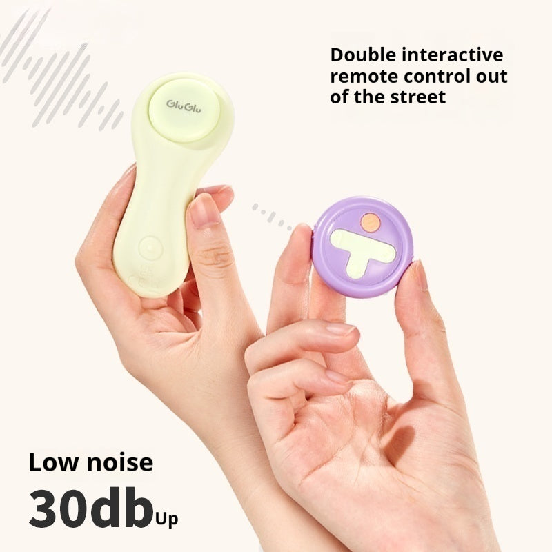 【Pink PoP】Women's wearable sucking egg jumping massager with magnetic suction, 30 frequencies available