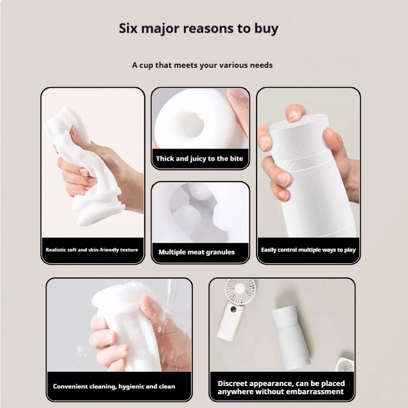 【Pink PoPo】Men Sexy Toys Ki Diy Masturbation Cup Firming Style