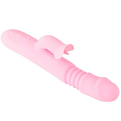 【Pink PoP】Dual experience tongue lifting, retractable tongue licking, female fairy wand, heated multifunctional vibrator
