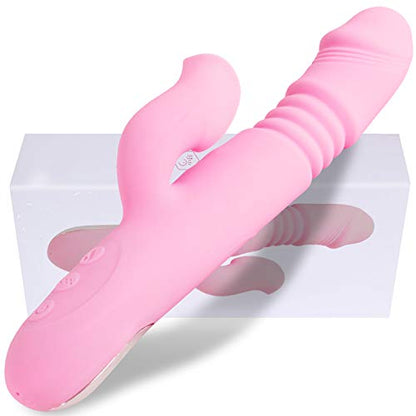【Pink PoP】Dual experience tongue lifting, retractable tongue licking, female fairy wand, heated multifunctional vibrator