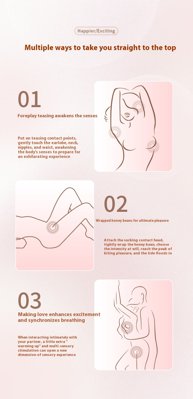 【Pink PoP】Suck the vibration stick, suck at point c, the suction head is replaceable, soft and skin-like