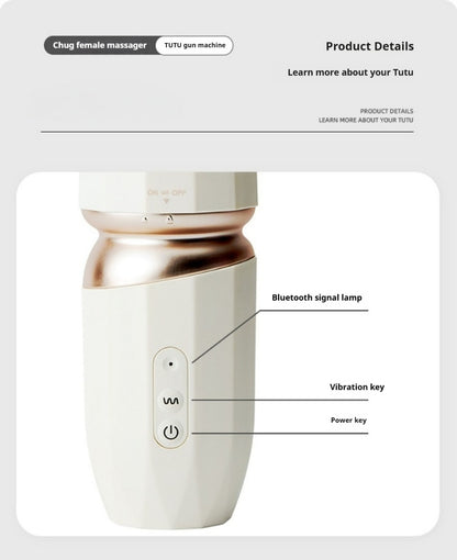 【Pink PoP】Vibrator For Women,7 Speeds & 10 Vibrating, Pull-Out Machine， 40° Constant Temperature Heating, Vibration, Massage, Soft Silicone, IPX7 Waterproof
