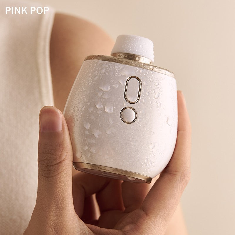 【Pink PoP】Perfume bottle shape design PRO Sucking women's massager