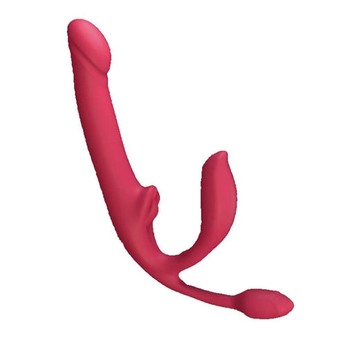 Lesbian Wireless Remote Control Telescopic Vibrator
