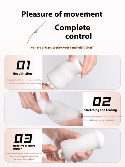 【Pink PoP】 Ki Dong Airplane Egg Tight-fitting Men's manual Airplane Cup