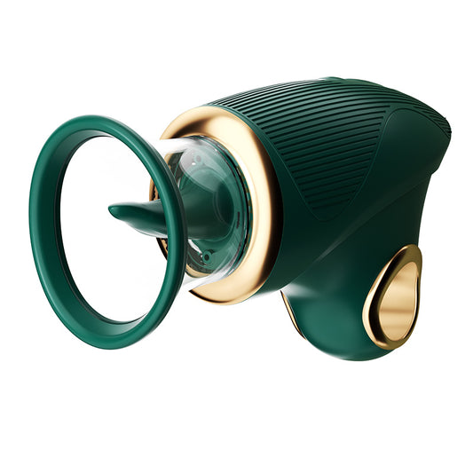 Tongue Princess No. 1 Pleasure Edition Dark Green Sucking Vibrator