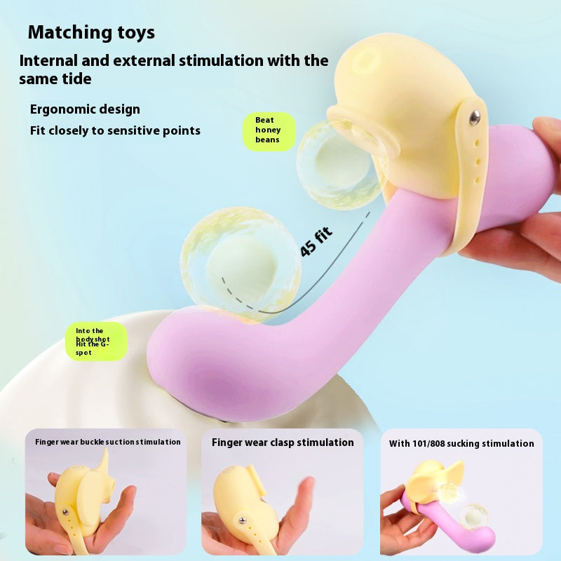 【Pink PoP】Wearable female egg patting and sucking