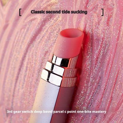 【Pink PoP】Vibrator For Women,3 Speeds & 2 Patterns,Lipstick Appearance, Compact And Portable, Dust-Proof, Automatic Sucking, Stop Immediately After Picking Up, Soft Silicone, Life-Grade Waterproof, Silent,Concealed Shape