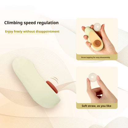 【Pink PoP】For women, mini jumping egg, vibrating stick, sucking, multi-functional in one, avocado shape, concealed and convenient to carry