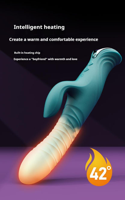 Snake Female Double-Headed Telescopic Vibrator