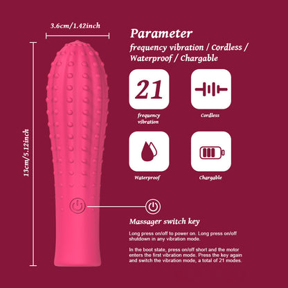 Langya Silicone Full Rubber Vibrator