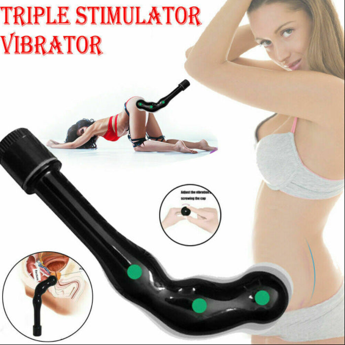 Unisex G-spot Masturbation Curved Vibrator