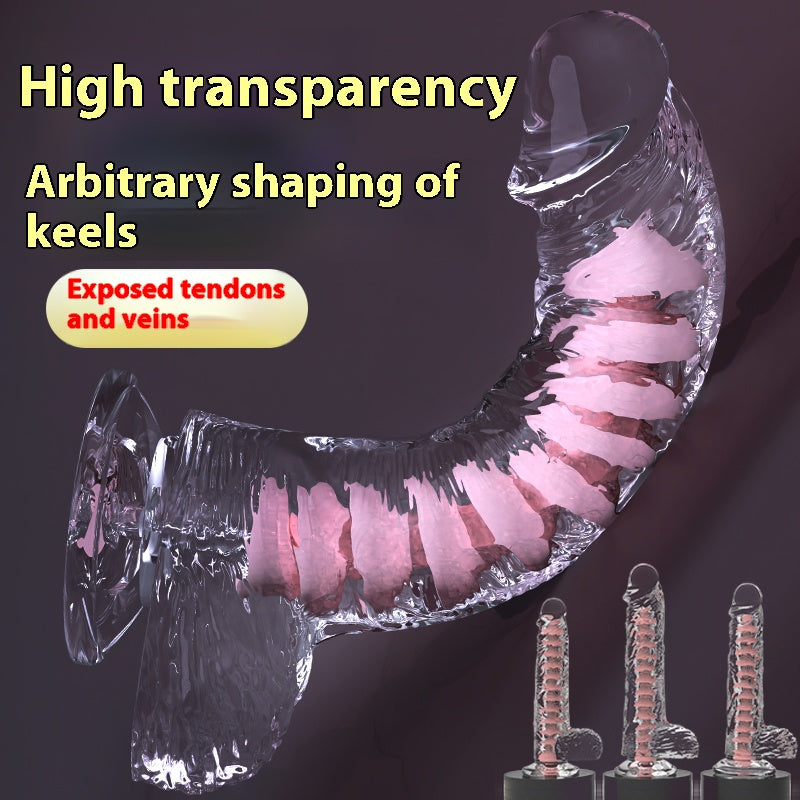 Crystal Dildo With Keel