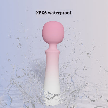 【Pink PoP】Women's vibration, compact and portable, cute and girlish, 360-degree rotatable, enlarged stick head