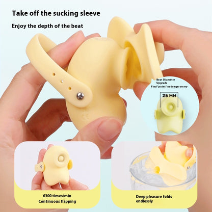 【Pink PoP】Wearable female egg patting and sucking