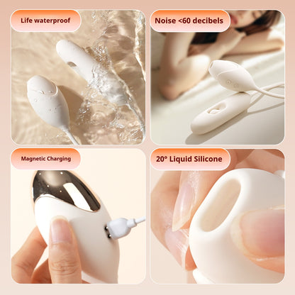 【Pink PoP】Women's use, egg jumping, vibration, slapping, sucking, multi-functional in one, with a built-in dust cover