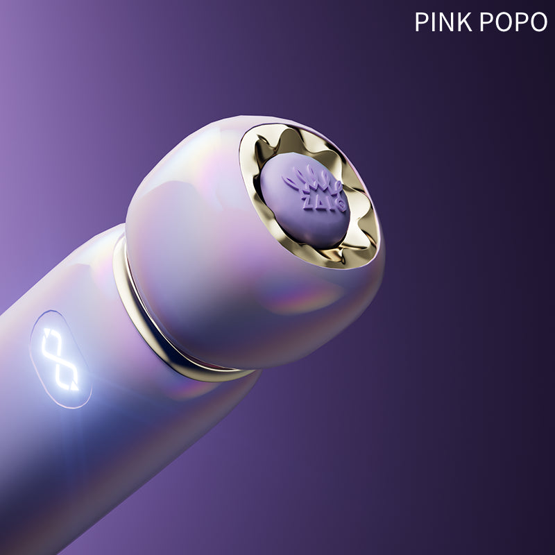 【Pink PoP】Aurora Series Lipstick Women's Vibrating Sucking Massage stick