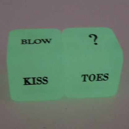 Erotic Luminous Dice (6 sets）